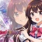 Anime character Monica Julien from Mai Otome with floral background