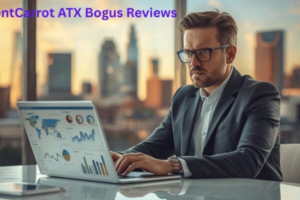 AgentCarrot ATX Bogus Reviews: What Real Estate Agents Need to Know Focused real estate agent analyzing online data for agentcarrot atx bogus reviews in modern Austin office setting.