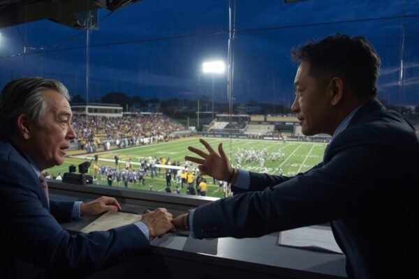 MSHSAA Football Broadcast Apology: What Really Happened During the Live Game MSHSAA football broadcast commentators discussing on-air apology during live high school football game.