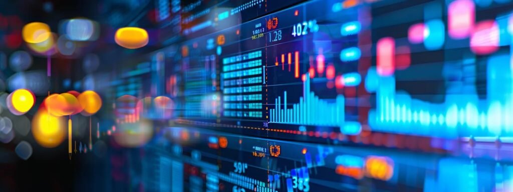 Automated dashboards displaying performance metrics powered by a technology expense management system