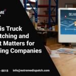 Professional truck dispatcher tracking deliveries on a computer — Truck Dispatching solutions for efficient fleet management.