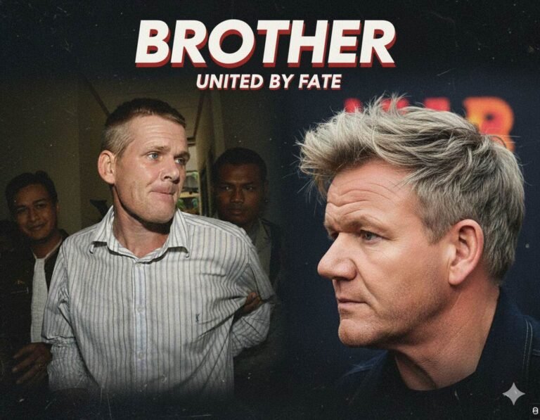 Ronnie Ramsay and Gordon Ramsay together, brothers united by fate in a dramatic photo collage