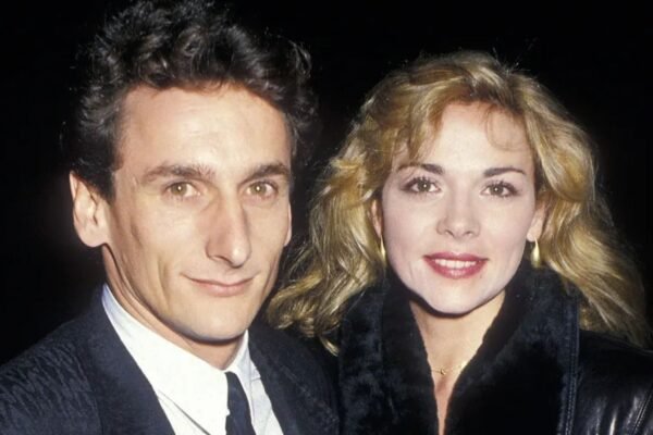 Andre J. Lyson with actress Kim Cattrall in the 1980s, showcasing their relationship before they parted ways