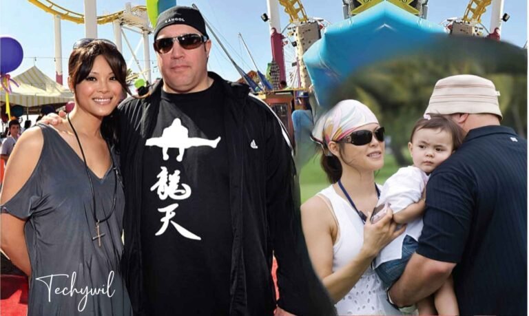 Shea Joelle James pictured with her parents Kevin James and Steffiana de la Cruz during a family outing away from the spotlight