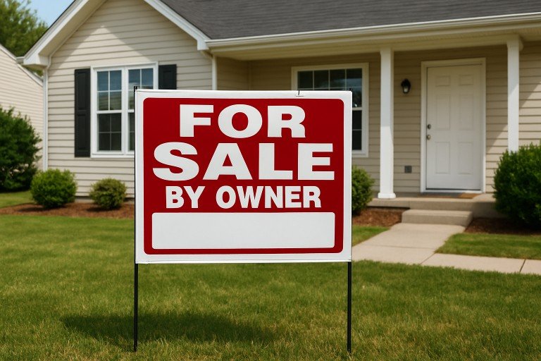 Infographic on selling a home fast without a realtor, featuring tips and strategies for a quick sale