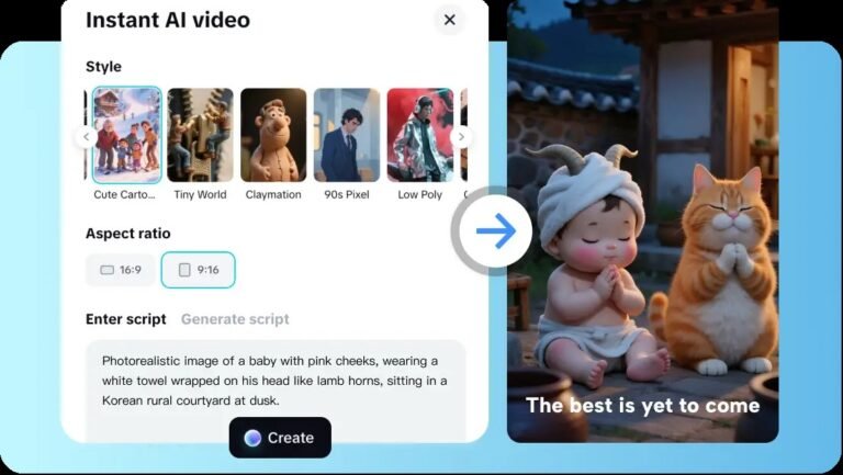 How an AI Video Generator and AI Voice Generator Work Together for Content Creation