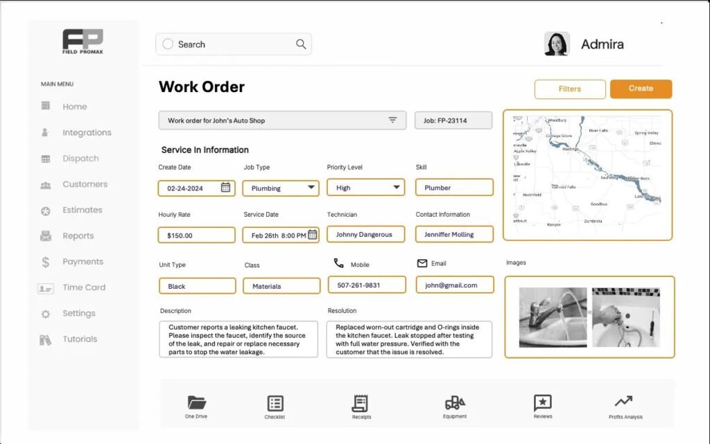Electrical business website featuring a range of products available for purchase and company information