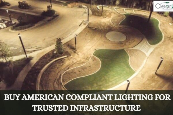Park pathway illuminated at night with American Compliant Lighting supporting safe and reliable public infrastructure.