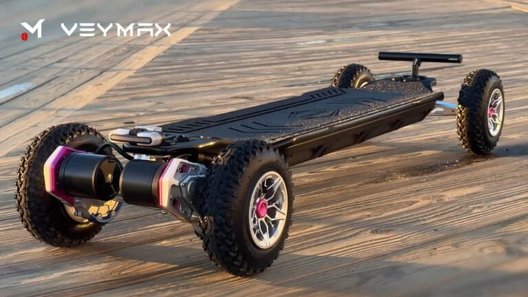High-performance off-road board showcasing features found in Best Electric Longboards for speed, stability, and comfort