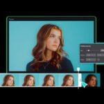 Creator adjusting clip length in a Video Trimmer interface with timeline controls and preview screen for quick editing