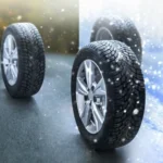 All-Season Tires shown driving on wet, dry, and snowy roads, demonstrating year-round traction, safety, and reliable performance.
