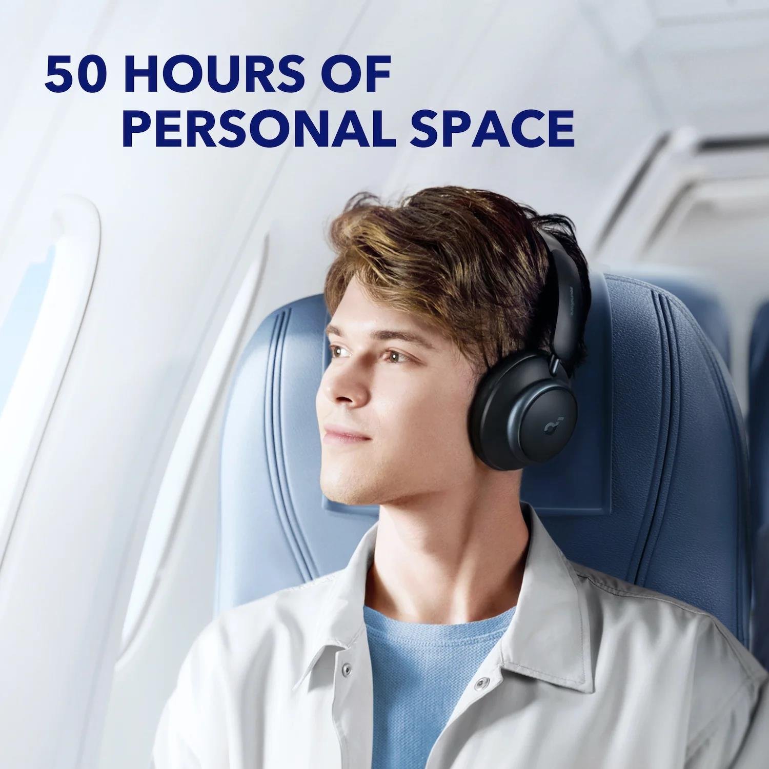 Traveler enjoying music with the Best Over Ear Headphones for All-Day Wear designed for comfort and long listening sessions