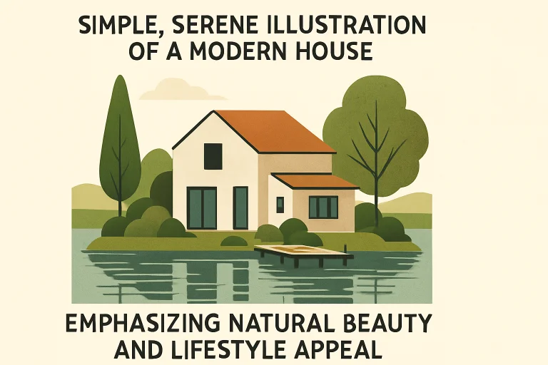 Modern home by the shoreline showcasing lifestyle and key factors in Investing in Waterfront Real Estate with scenic ocean views