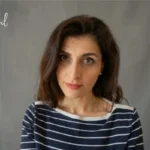 Portrait of naira kuzmich mfa, Armenian-American writer known for exploring identity, family, and cultural storytelling